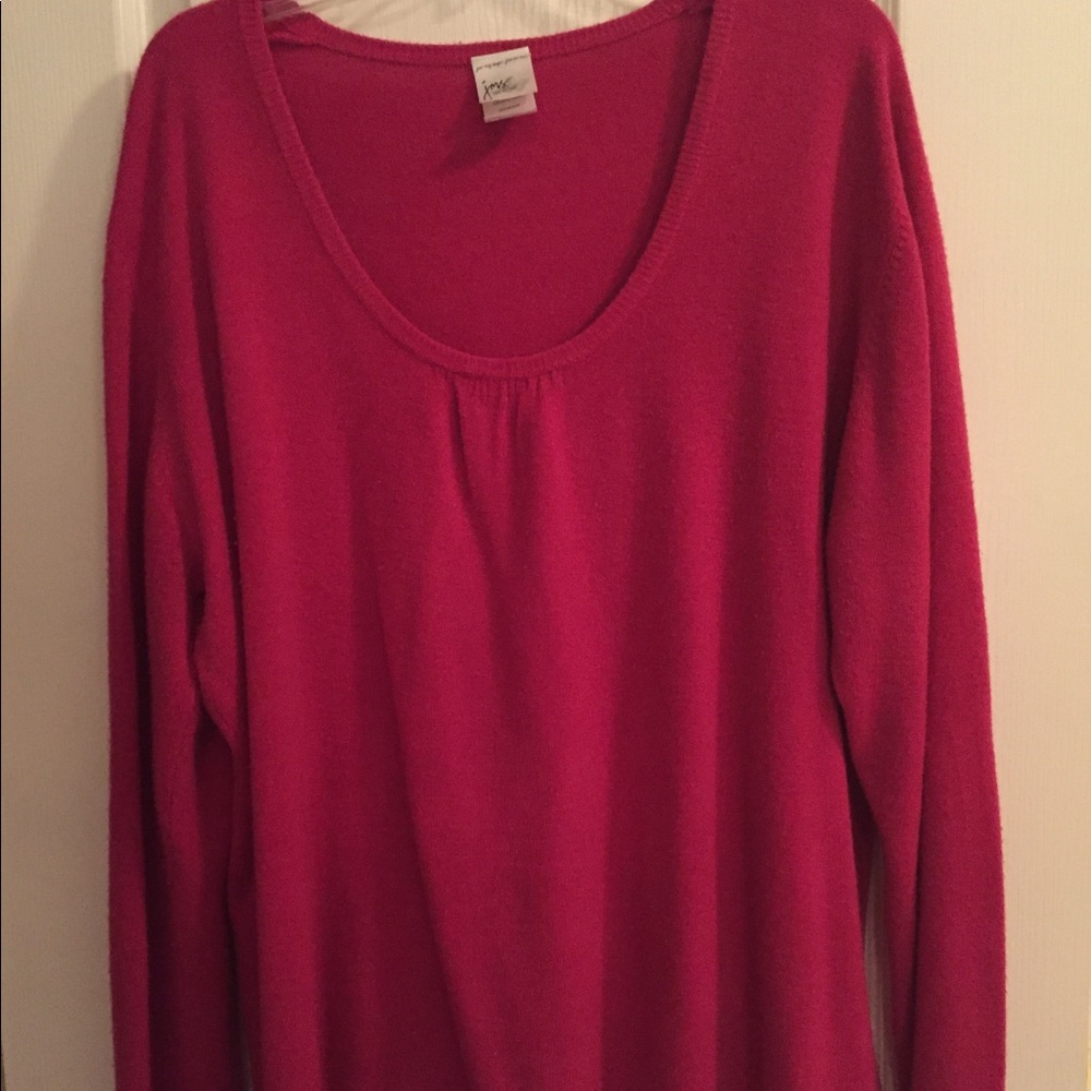 Hot pink sweater